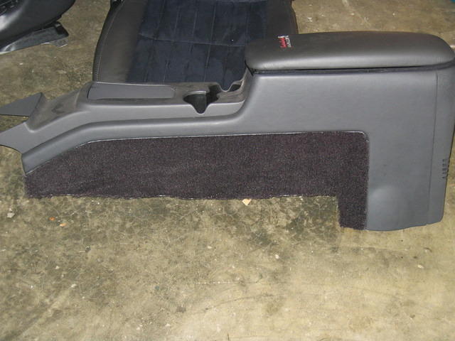 Custom Cover and Carpet on Center Console from Marietta Auto Trim