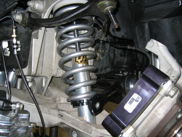 Front end: Adjustable QA1 Shocks and Coil Overs