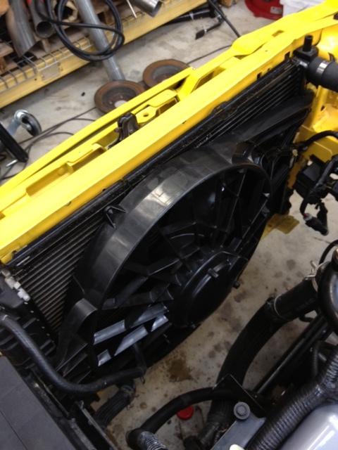 Yellow Car Radiator