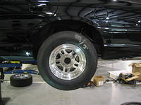 Bogart Wheels and Mickey Thompson Slicks